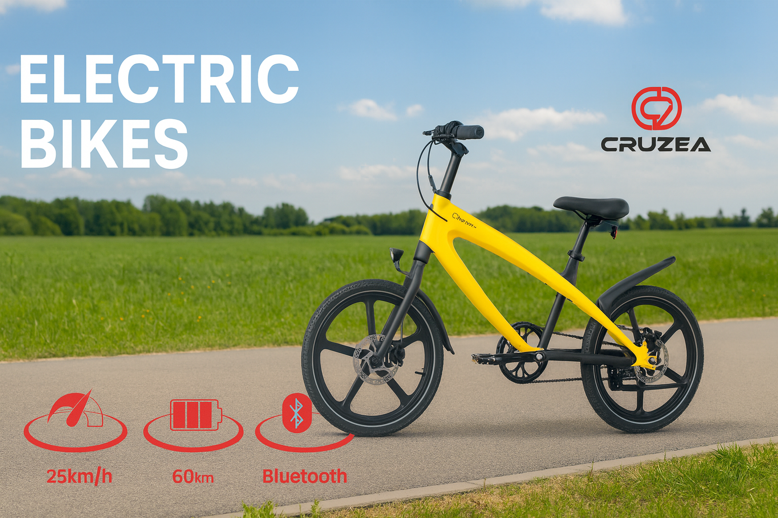 Electric Bikes.